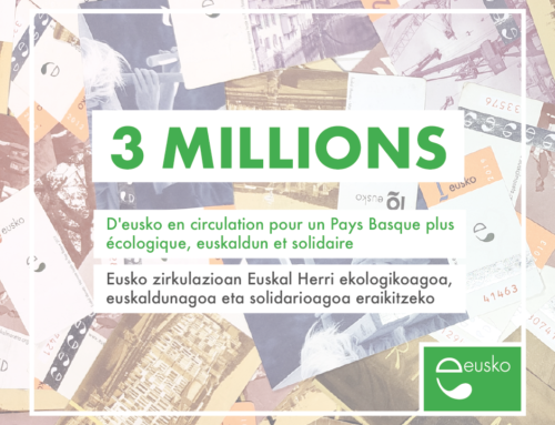 3 millions d’eusko en circulation !
