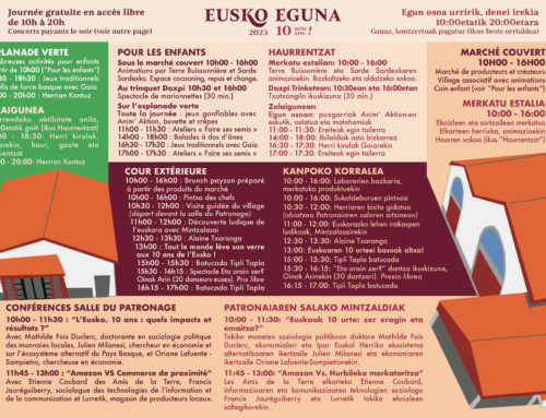 Eusko Eguna : demandez le programme !